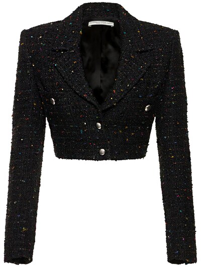 alessandra rich womens cropped jackets