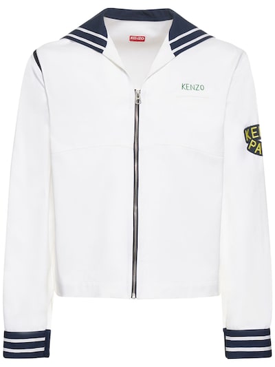 Sailor cotton drill overshirt - Kenzo Paris - Men | Luisaviaroma