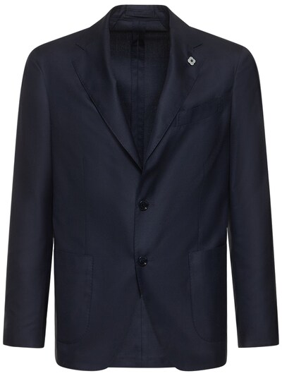 Silk & cashmere jacket - Lardini - Men | Luisaviaroma