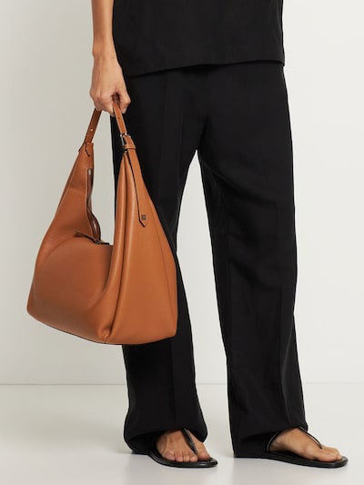 Belt hobo leather shoulder bag - Toteme - Women | Luisaviaroma