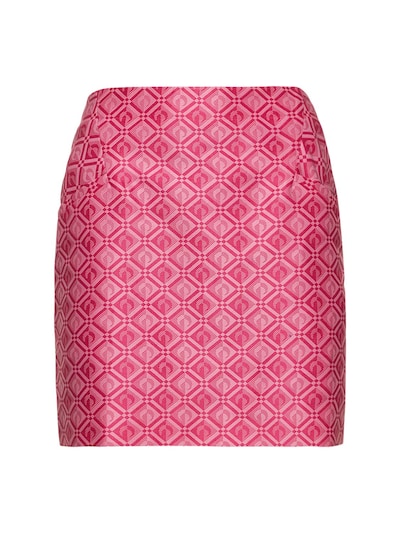 Moon diamant jacquard mini skirt - Marine Serre - Women