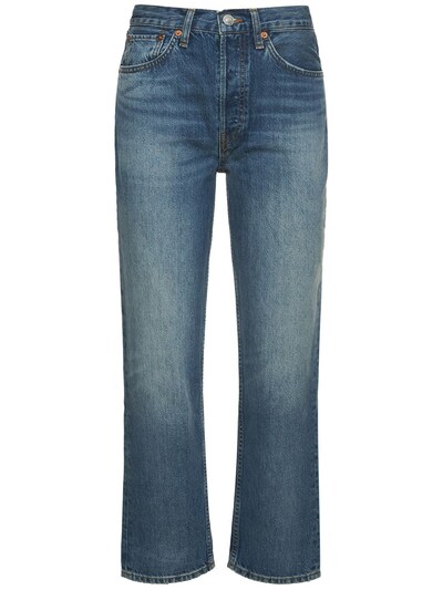 70s stove pipe high rise jean - RE/DONE - Women | Luisaviaroma