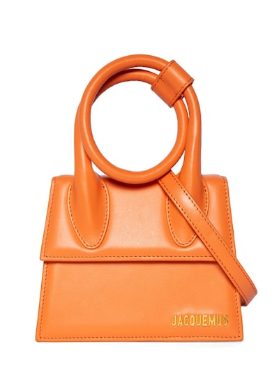 Jacquemus: Orange 'Le Chiquito Noeud' Bag