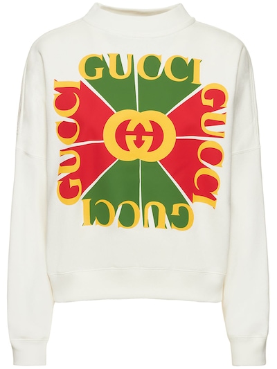 øst Sydøst melodrama Cosmogonie printed cotton sweatshirt - Gucci - Women | Luisaviaroma