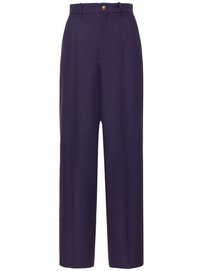 Gucci - Fluid drill pants - Purple | Luisaviaroma