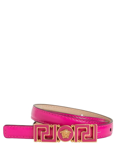 Versace Logoed Leather Belt