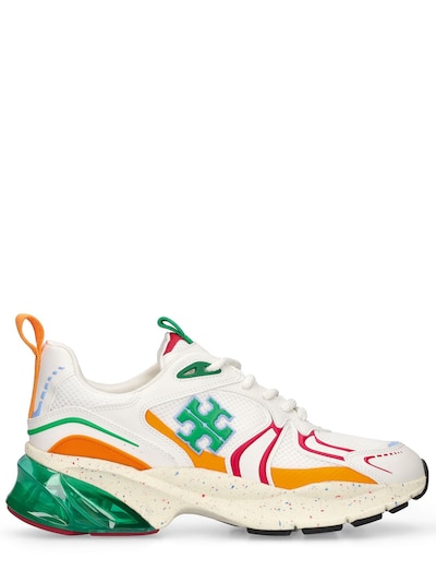 Tory Burch - Good luck leather sneakers - Multicolor | Luisaviaroma