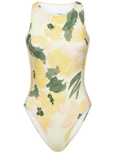 Printed onepiece swimsuit - Dries Van Noten - Women | Luisaviaroma