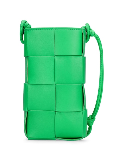 Bottega Veneta Padded Cassette Shoulder Bag Racing Green