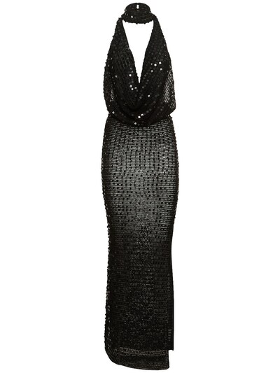 Aya Muse: Bellico sequin embellished long dress - women_0 | Luisa Via Roma