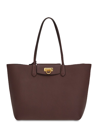 Travel leather tote bag - Ferragamo - Women | Luisaviaroma