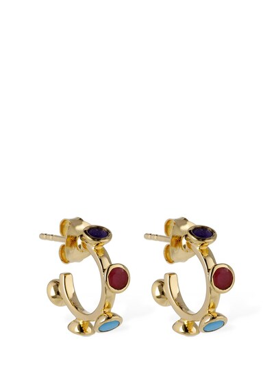luisaviaroma.com | Hot Rox multi gemstone hoop earrings