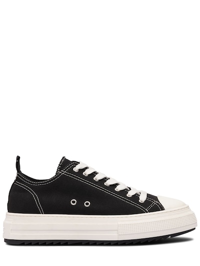 Dsquared2 - Berlin lace-up low top sneakers - Black/White | Luisaviaroma