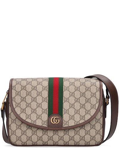 Gucci | Men Ophidia GG Printed Messenger Bag Beige/Brown Unique