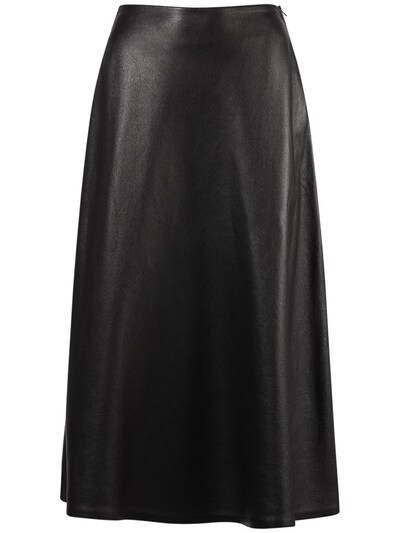 A-line leather skirt - Balenciaga Women |
