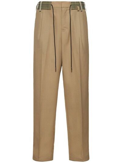 Suiting wool pants - Sacai - Men | Luisaviaroma