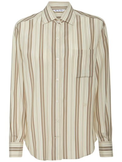Neo andre striped silk shirt - Loro Piana - Women | Luisaviaroma
