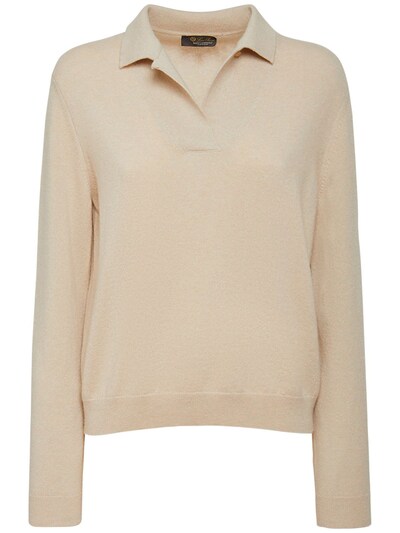 Lago d'orta baby cashmere polo sweater - Loro Piana - Women