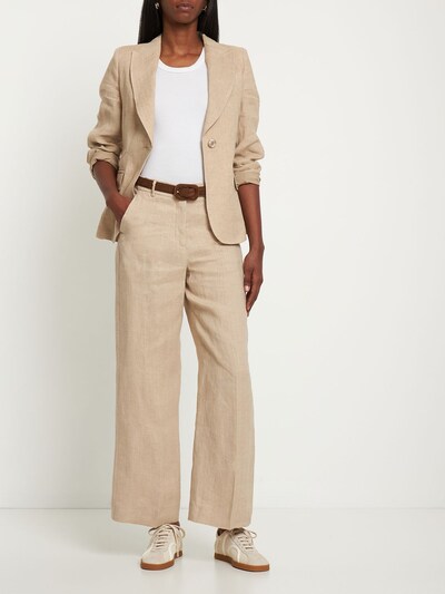 Malizia high rise wide canvas pants - Weekend Max Mara - Women ...