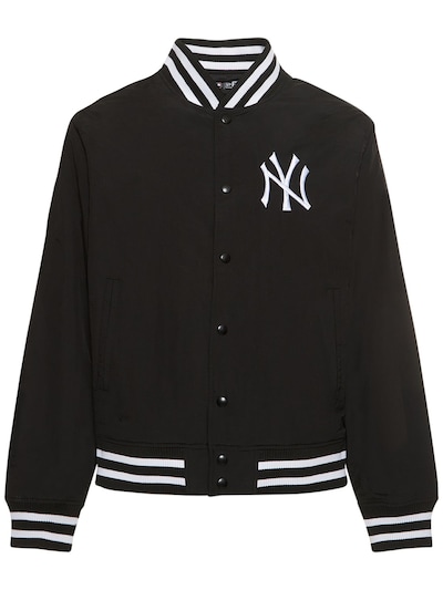 Jackets New Era New York Yankees MLB Team Logo Bomber Jacket Black