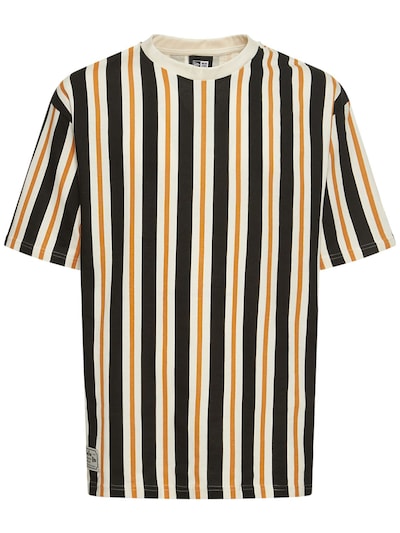 New Era Pinstripe Brown Jersey T-Shirt