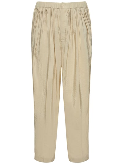Pleated relaxed fit pants - Lemaire - Men | Luisaviaroma