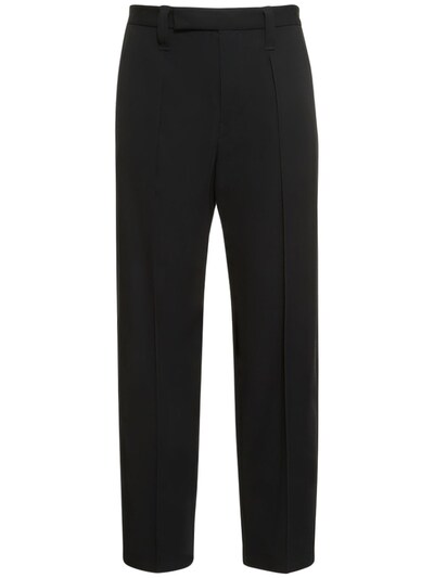 Lemaire - Pleated wool pants - Squid Ink | Luisaviaroma