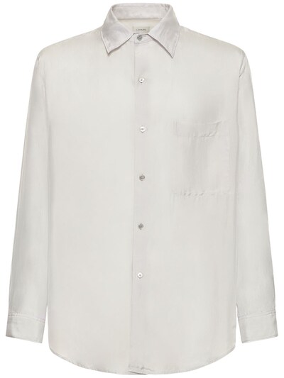 Regular fit long sleeve silk shirt - Lemaire - Men | Luisaviaroma