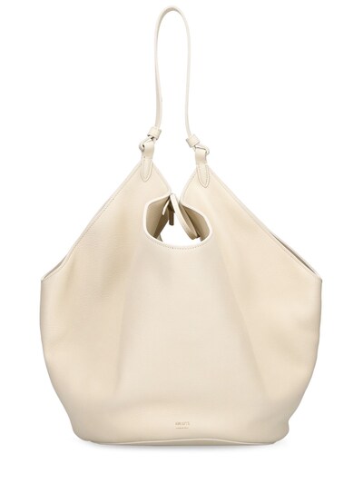 Khaite: Medium lotus leather tote bag - women_0 | Luisa Via Roma