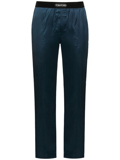 Tom Ford Silk Pajama Pants - M Black