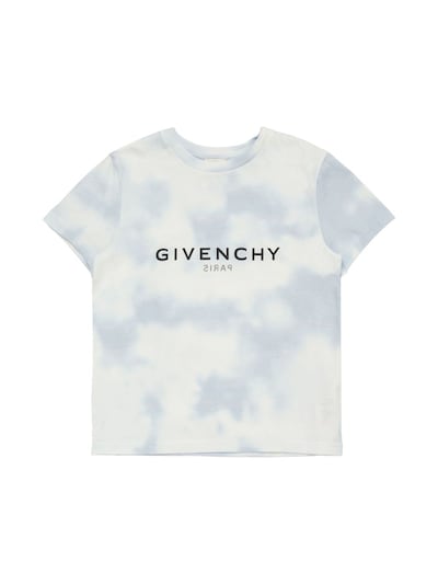 Givenchy - Tie dye printed cotton jersey t-shirt - Light Blue | Luisaviaroma