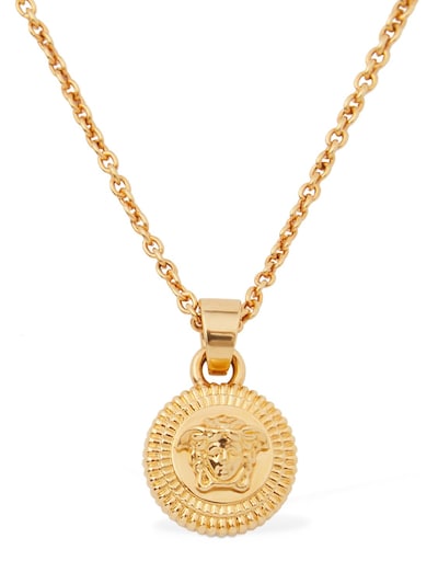 luisaviaroma.com | Versace Medusa Coin Necklace