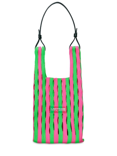 Small striped mesh market bag - Lastframe - Women | Luisaviaroma