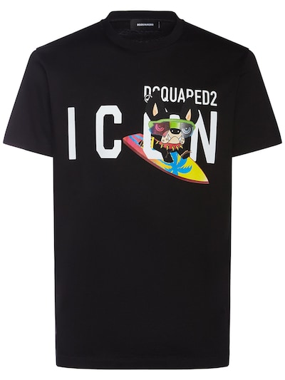 Ciro icon cotton t-shirt - Dsquared2 - Men | Luisaviaroma