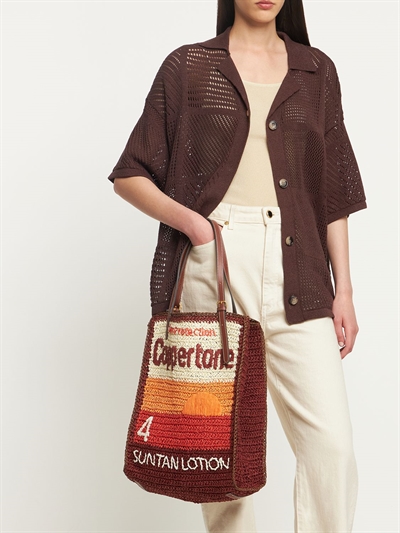 Sac Anya Hindmarch Huxley Tote - Londres - Gris - Occasion Bon État - Sac à Main Femme