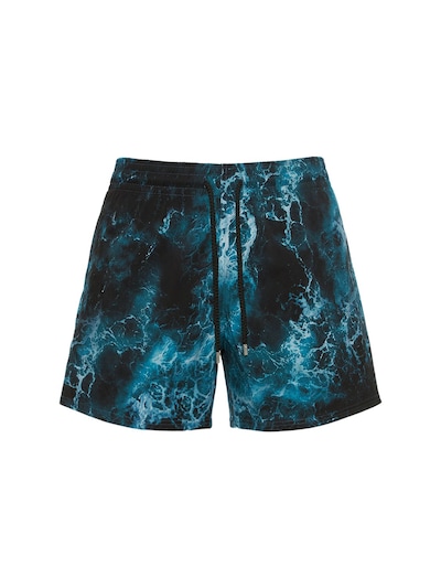 Moorise print stretch nylon swim shorts - VILEBREQUIN - Men | Luisaviaroma