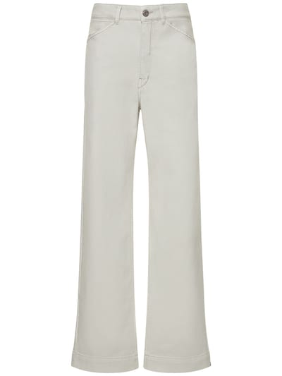 Cotton denim chino pants - Lemaire - Women | Luisaviaroma