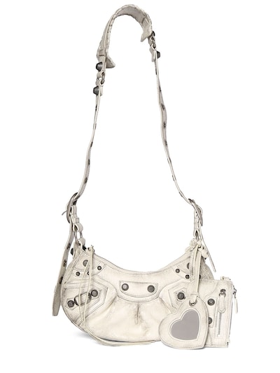 Balenciaga Le Cagole Shoulder Bag XS White