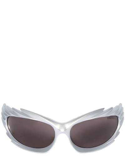 0255s spike rectangle acetate sunglasses - Balenciaga - Men | Luisaviaroma