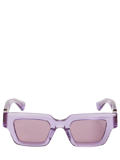 Bottega Veneta: BV1230S acetate sunglasses - Violet - women_0 | Luisa Via Roma