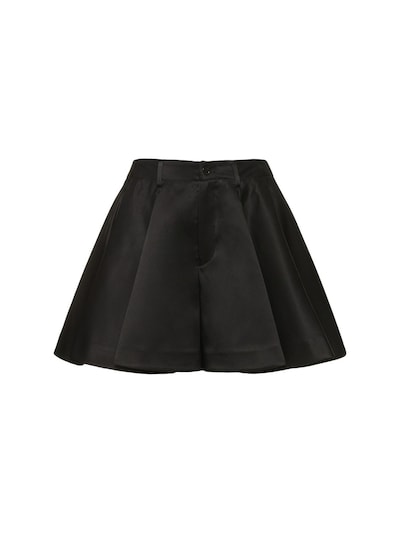 Ruffled satin mini skirt - Noir Kei Ninomiya - Women | Luisaviaroma