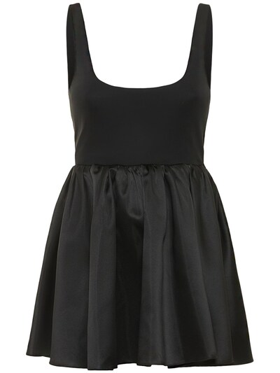 The Andamane: Lola flared mini dress - Black - women_0 | Luisa Via Roma
