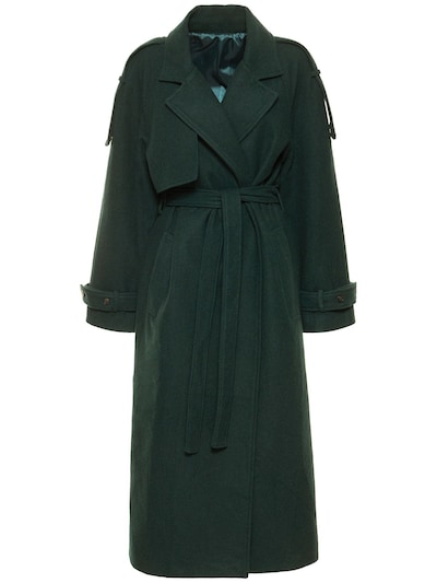 Suzanne wool trench coat - The Frankie Shop - Women | Luisaviaroma