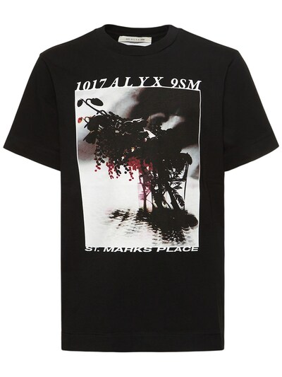 St. marks place print cotton t-shirt - 1017 Alyx 9sm - Men | Luisaviaroma