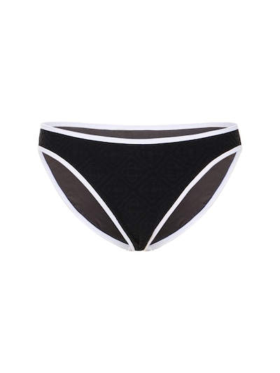 Monogram Bikini Panty Black