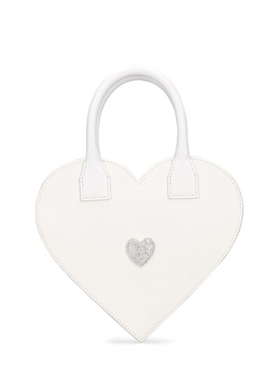 Heart Handbag - White