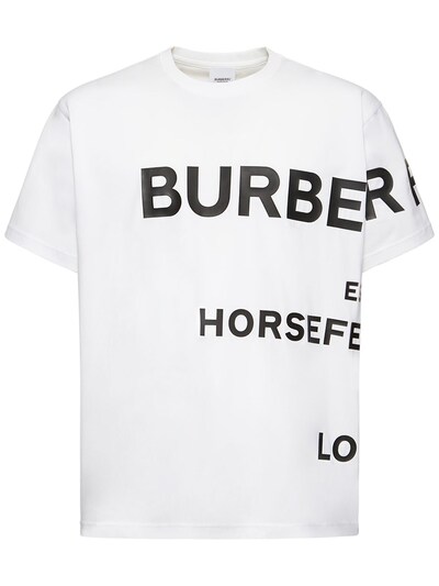 Burberry Logo Cotton T-Shirt White