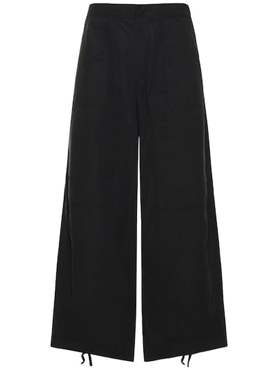 Cotton blend nylon wide leg pants - Ten C - Men | Luisaviaroma