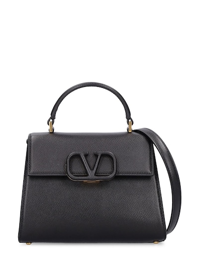 Valentino Black Leather VSling Top Handle Bag Valentino