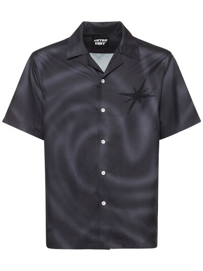 Swirl rhinestone bowling shirt - Retrovert - Men | Luisaviaroma